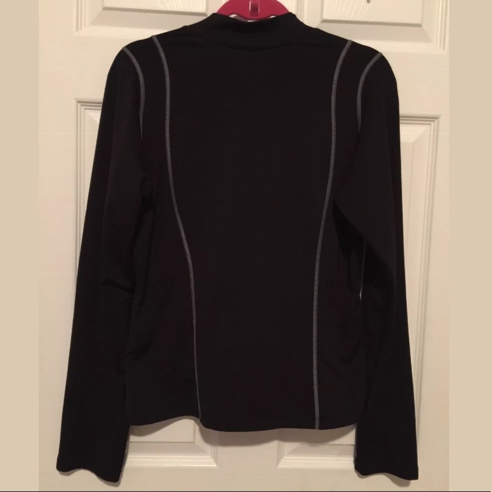 ASICS black pullover sweater jacket - Picture 4 of 4